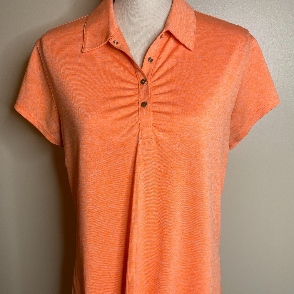 Callaway Orange Golf Polo XL